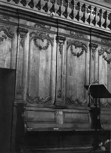 lambris de revêtement du choeur, 18e siècle