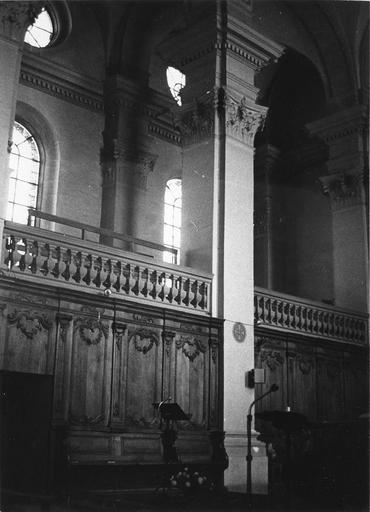 lambris de revêtement du choeur, 18e siècle