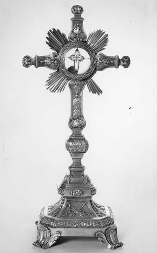 reliquaire-monstrance, 18e siècle, avers