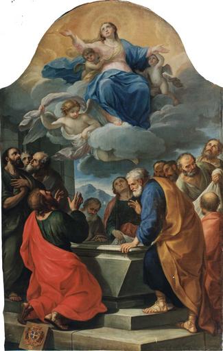 tableau : L'Assomption, après restauration