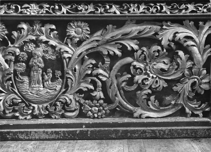 détail du retable