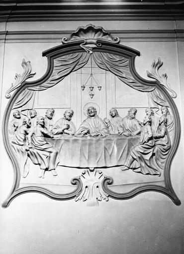 bas-relief : La Cène