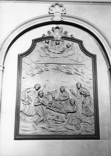 bas-relief : L'Adoration des Bergers