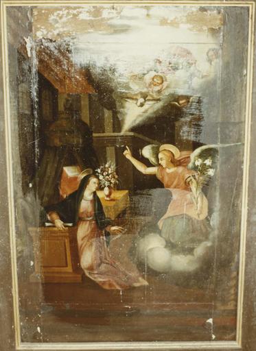 tableau (panneau peint) : L'Annonciation