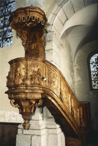 chaire à prêcher, vue générale après restauration