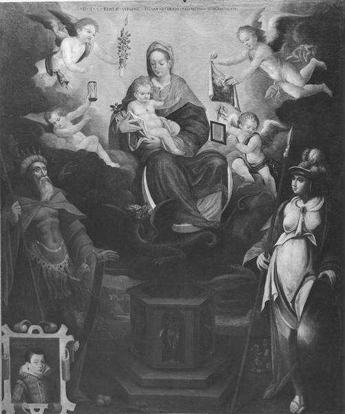 tableau : Le Triomphe de la Vierge, vue générale