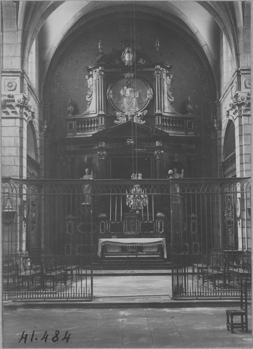 autel secondaire, tabernacle, gradin d'autel, exposition, vue générale