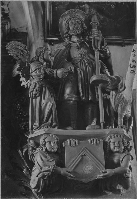 statue : Saint Roch, vue générale - © Ministère de la Culture (France), Médiathèque du patrimoine et de la photographie, diffusion RMN-GP