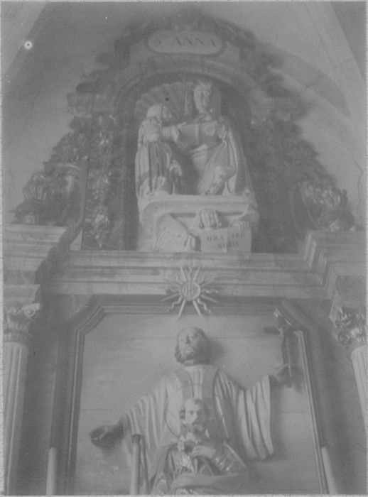 Groupe sculpté : Sainte Anne et la Vierge