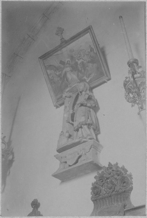 statue : Sainte Barbe, vue générale