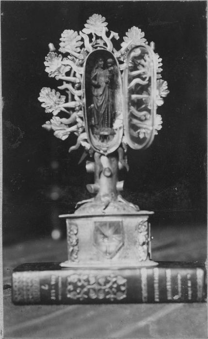 Reliquaire, statuette : Vierge à l'Enfant