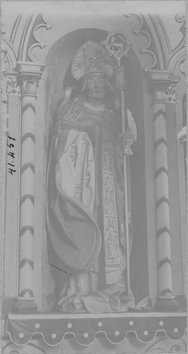 statue (grandeur nature) : Saint Pierre, vue générale