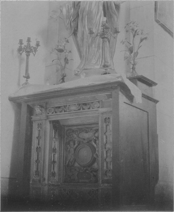 autel-reliquaire, vue générale