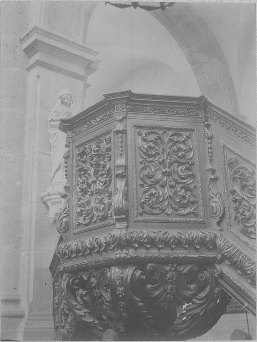 chaire à prêcher, vue générale de la cuve