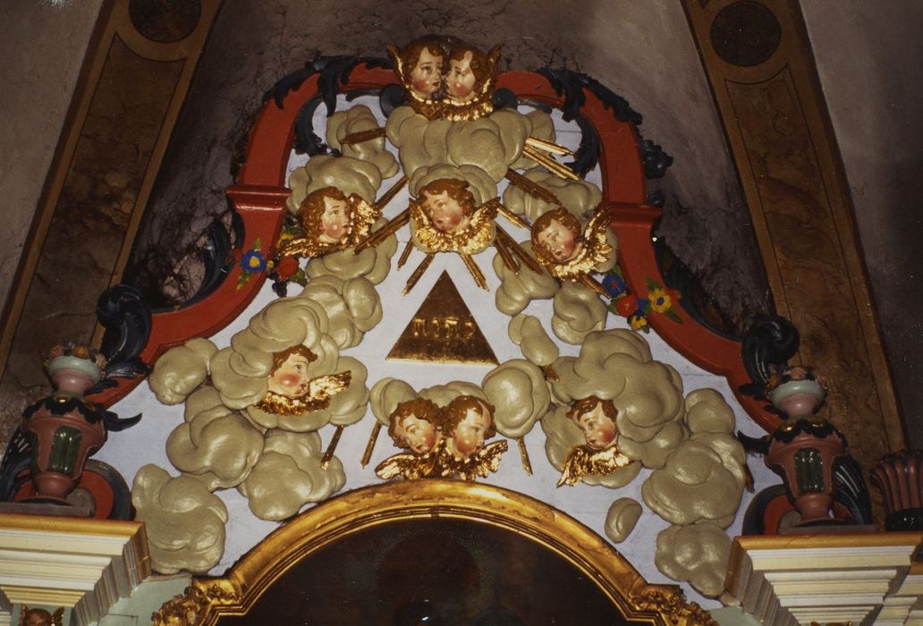 retable du maître-autel, vue partielle