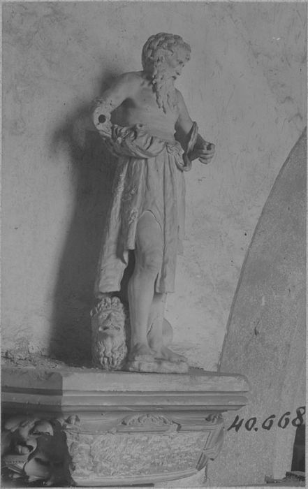 statue : Saint Jérôme, vue gnéérale