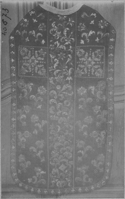 chasuble, vue générale