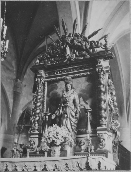 retable de la Vierge, vue générale