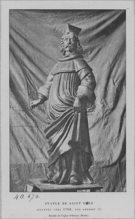 statue : Saint Yves, vue générale - © Ministère de la Culture (France), Médiathèque du patrimoine et de la photographie, diffusion RMN-GP
