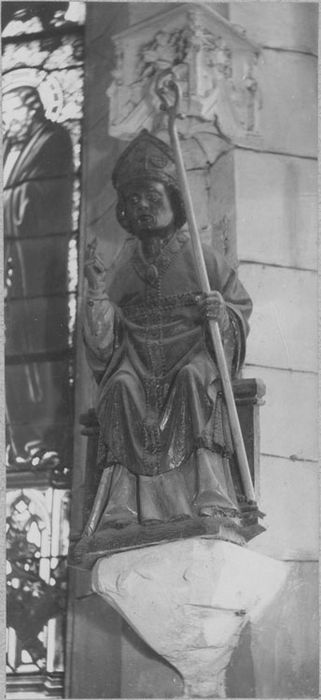 2 statues (demi-nature) : Saint Claude, Saint Ferréol