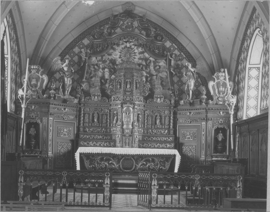 maître-autel, retable, vue générale