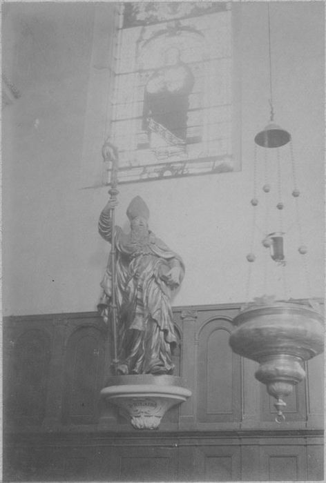 statue (grandeur nature) : Saint Bonaventure, vue générale