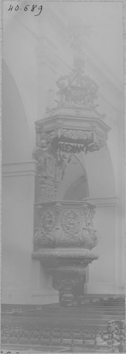 chaire à prêcher, vue générale