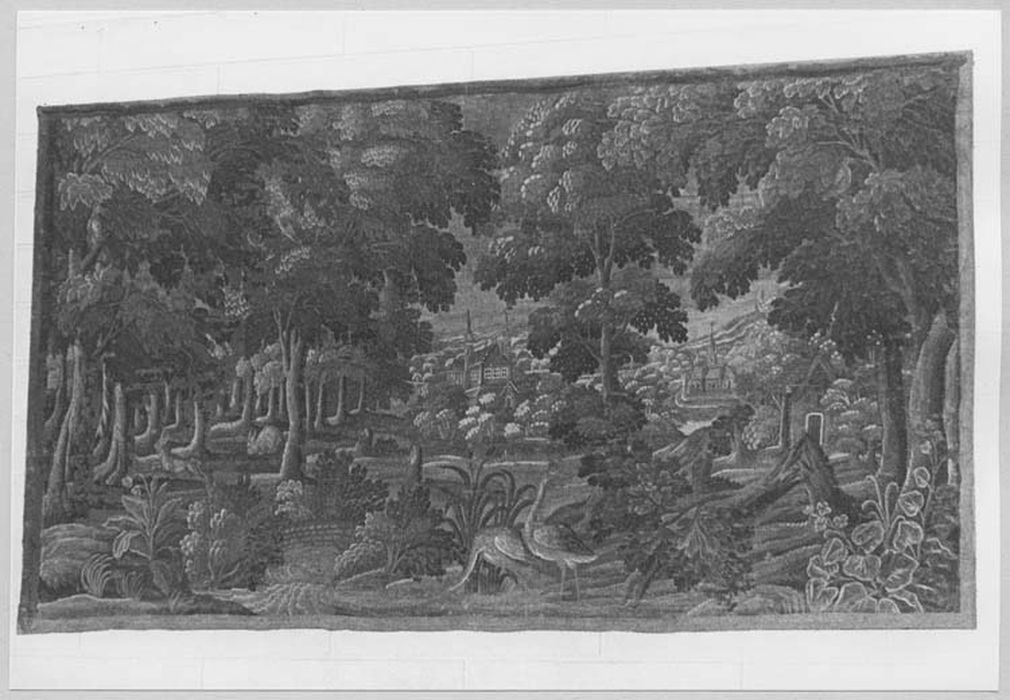 pièce murale : Paysage à travers la forêt