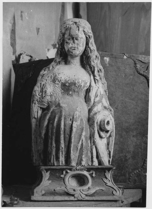 Statue-reliquaire : Sainte