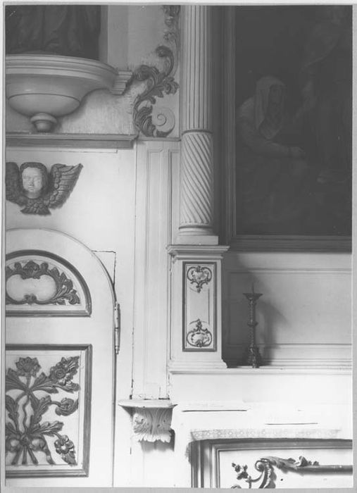 lambris de demi-revêtement, détail - © Ministère de la Culture (France), Médiathèque du patrimoine et de la photographie, diffusion GrandPalaisRmn Photo