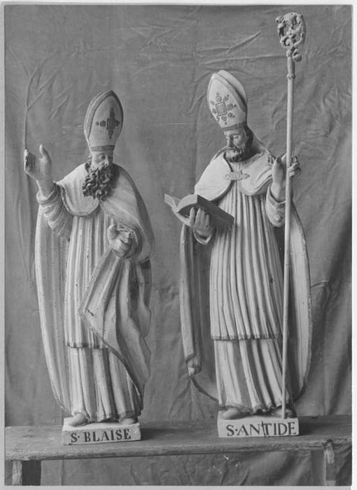 statues : saint Blaise, saint Antide - © Ministère de la Culture (France), Médiathèque du patrimoine et de la photographie, diffusion GrandPalaisRmn Photo