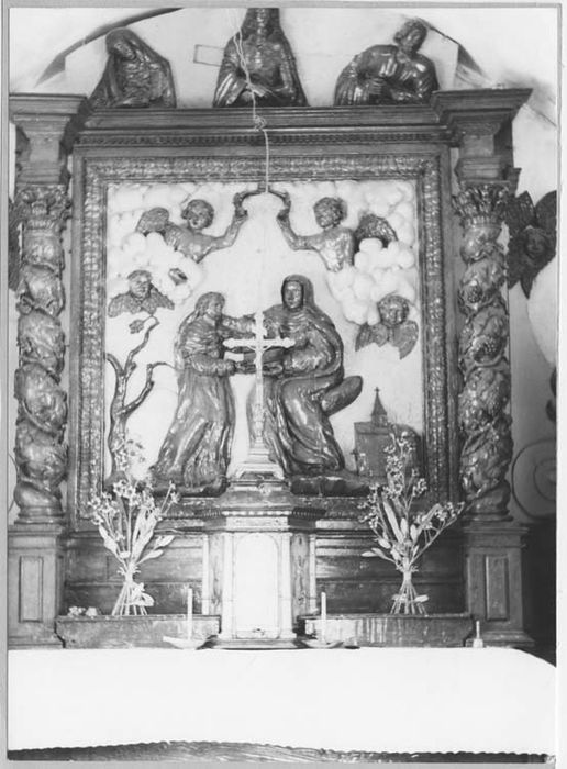 retable, bas-relief : Éducation de la Vierge