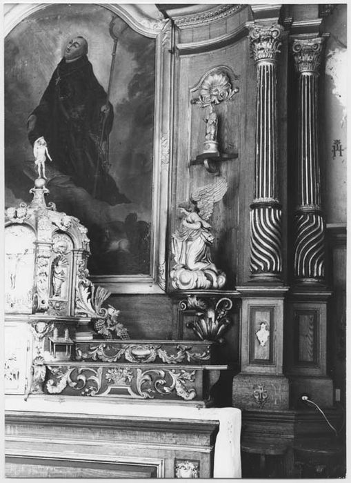 tabernacle du maître-autel, vue partielle