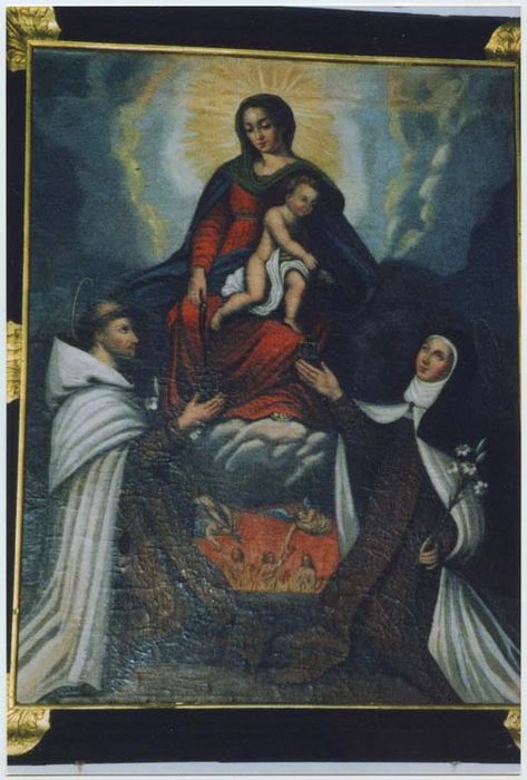 tableau : Donation du scapulaire