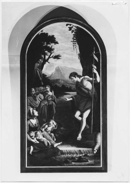 tableau : saint Jean-Baptiste prêchant