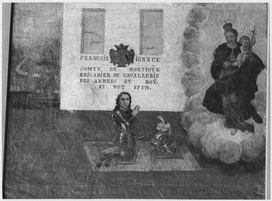 ex-voto de François-Ignace Comte de Montjoie