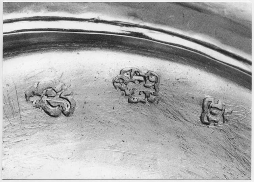 calice, détail des poinçons