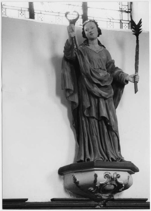 statue : sainte Agathe