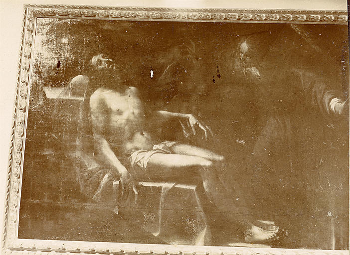 tableau : anges au Sépulcre du Christ (les) - © Ministère de la Culture (France), Médiathèque du patrimoine et de la photographie (objets mobiliers), tous droits réservés