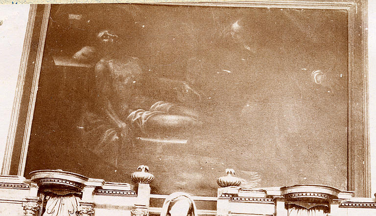 tableau : anges au Sépulcre du Christ (les), vue partielle - © Ministère de la Culture (France), Médiathèque du patrimoine et de la photographie (objets mobiliers), tous droits réservés