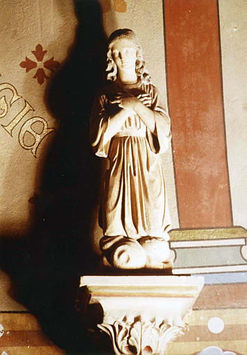 Statue : ange en bois sculpté - © Ministère de la Culture (France), Médiathèque du patrimoine et de la photographie (objets mobiliers), tous droits réservés