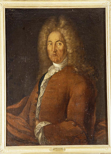 Tableau, cadre : 'Portrait de Jean Bovet', consul et maire de Crest, cadre en bois sculpté et doré - © Ministère de la Culture (France), Médiathèque du patrimoine et de la photographie (objets mobiliers), tous droits réservés