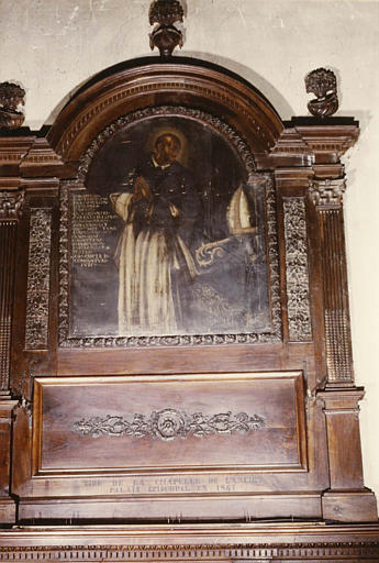 Retable, tableau : 'Saint Etienne de Châtillon-les-Dombes, évêque de Die - © Ministère de la Culture (France), Médiathèque du patrimoine et de la photographie (objets mobiliers), tous droits réservés