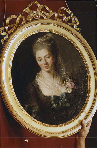 Tableau : Portrait de Marie-Louise Sémen de Brémond, épouse de Jacques II, marquis du Puy-Montbrun