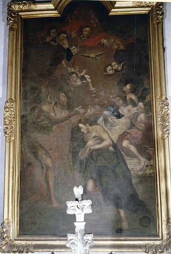 Tableau : 'Le Baptême du Christ', huile sur toile - © Ministère de la Culture (France), Médiathèque du patrimoine et de la photographie (objets mobiliers), tous droits réservés