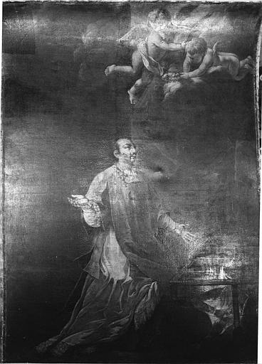 Tableau : 'Saint Vincent, patron de l'église de Nyons', huile sur toile - © Ministère de la Culture (France), Médiathèque du patrimoine et de la photographie (objets mobiliers), tous droits réservés