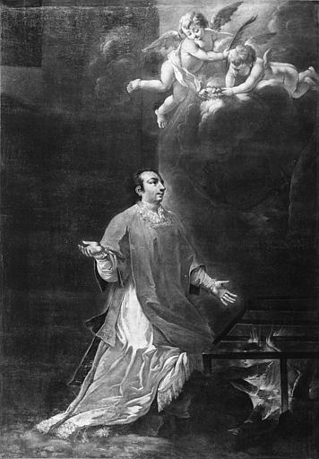 Tableau : 'Saint Vincent, patron de l'église de Nyons', huile sur toile - © Ministère de la Culture (France), Médiathèque du patrimoine et de la photographie (objets mobiliers), tous droits réservés