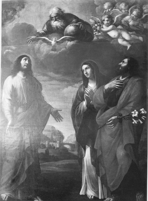 tableau : Deux familles du Christ (les) - © Ministère de la Culture (France), Médiathèque du patrimoine et de la photographie, diffusion GrandPalaisRmn Photo