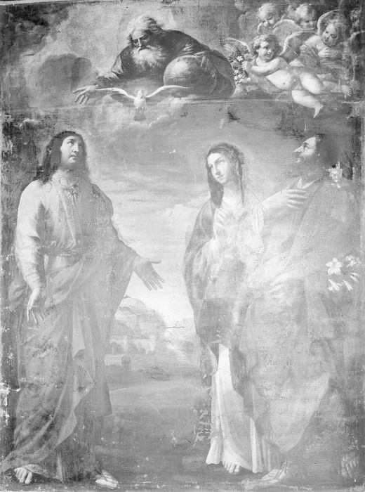 tableau : Deux familles du Christ (les) - © Ministère de la Culture (France), Médiathèque du patrimoine et de la photographie, diffusion GrandPalaisRmn Photo