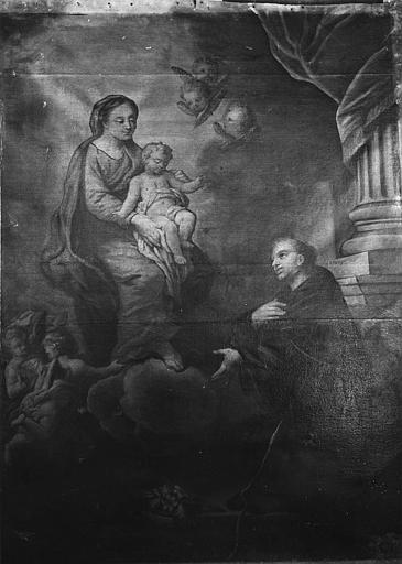 Tableau : L'apparition de la Vierge à saint Antoine de Padoue - © Ministère de la Culture (France), Médiathèque du patrimoine et de la photographie (objets mobiliers), tous droits réservés